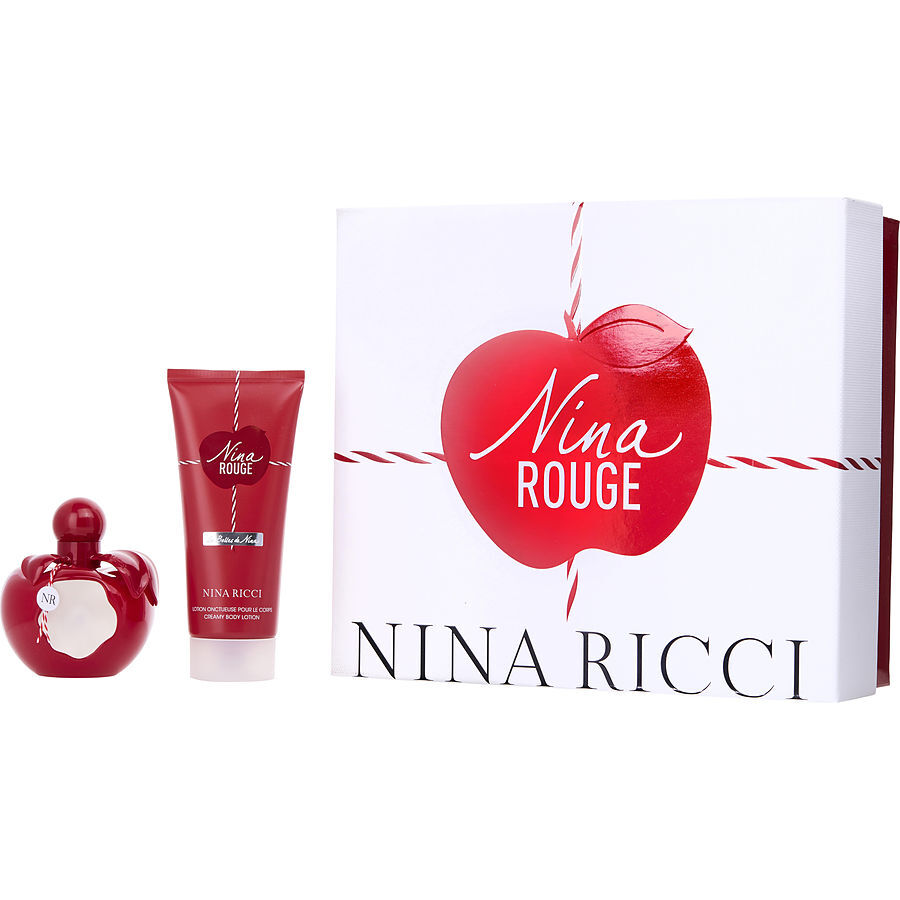 NINA ROUGE (WOMEN) - EDT SPRAY 2.7 OZ & BODY LOTION 3.4 OZ