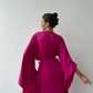 Breeze Fuchsia Kimono Robe