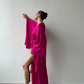 Breeze Fuchsia Kimono Robe